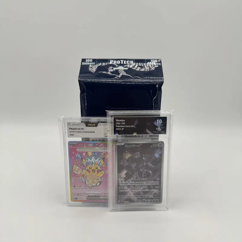 100 Sleeves pour Cartes Gradées – ProTech OSMO CARDS