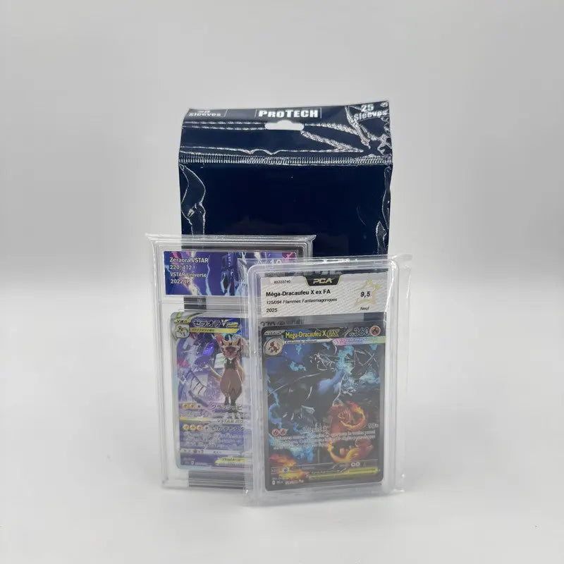 25 Sleeves pour Cartes Gradées – ProTech OSMO CARDS
