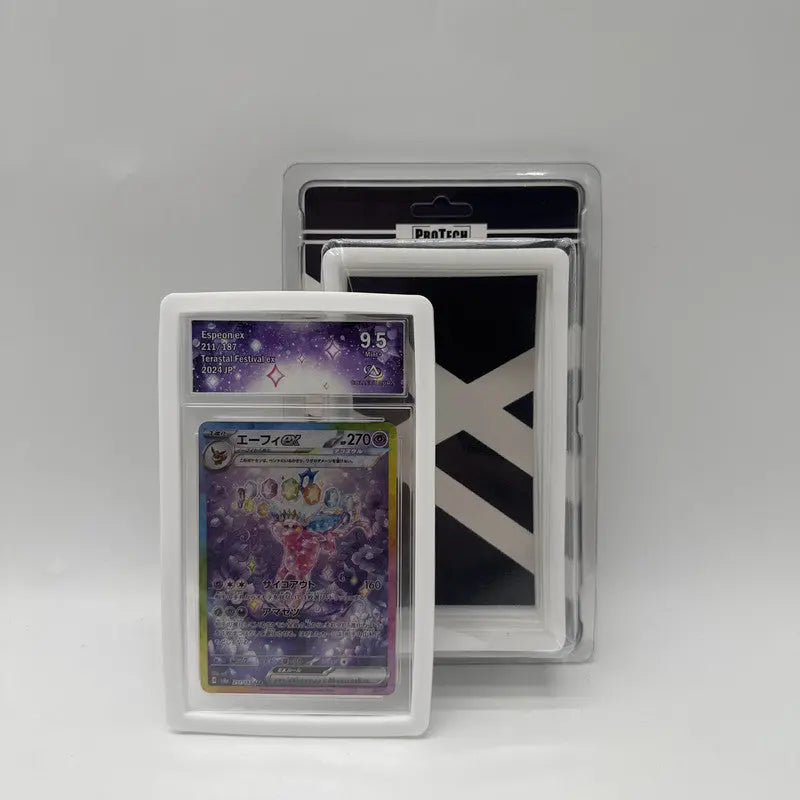 5 Coques de Protection pour Cartes Gradées – Blanc - ProTech OSMO CARDS