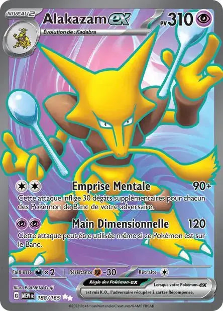 Alakazam ex 188/165 OSMO CARDS