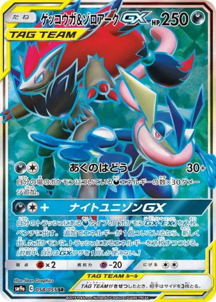 Amphinobi et Zoroark-GX 058/055 OSMO CARDS