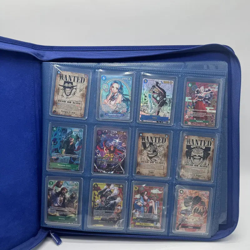 Classeur Zip Toploader 384 Cartes – Bleu – ProTech OSMO CARDS