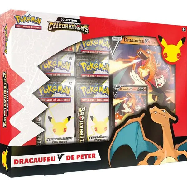 Coffret Dracaufeu V de Peter - Celebrations - EB7.5 OSMO CARDS