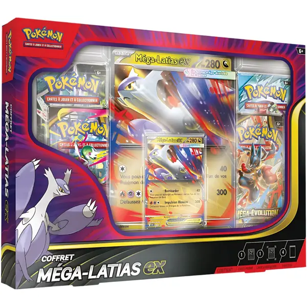 Coffret Mega Latias ex OSMO CARDS