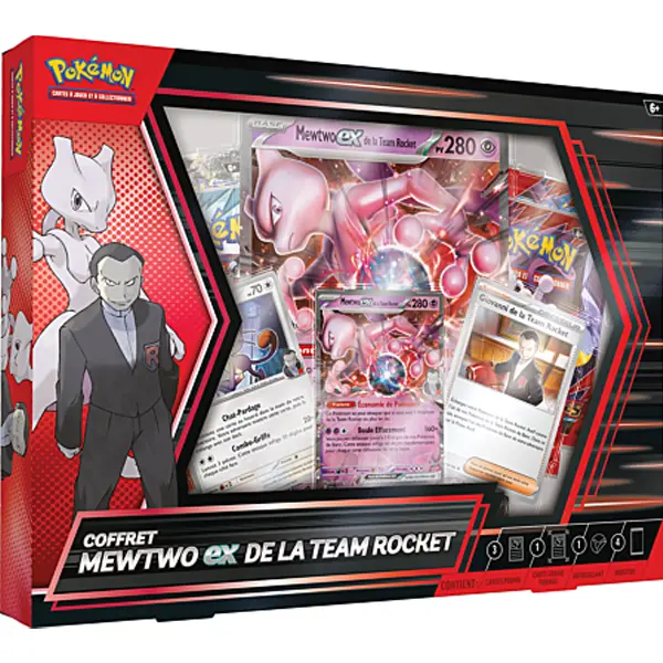 Coffret Mewtwo ex de la Team Rocket OSMO CARDS
