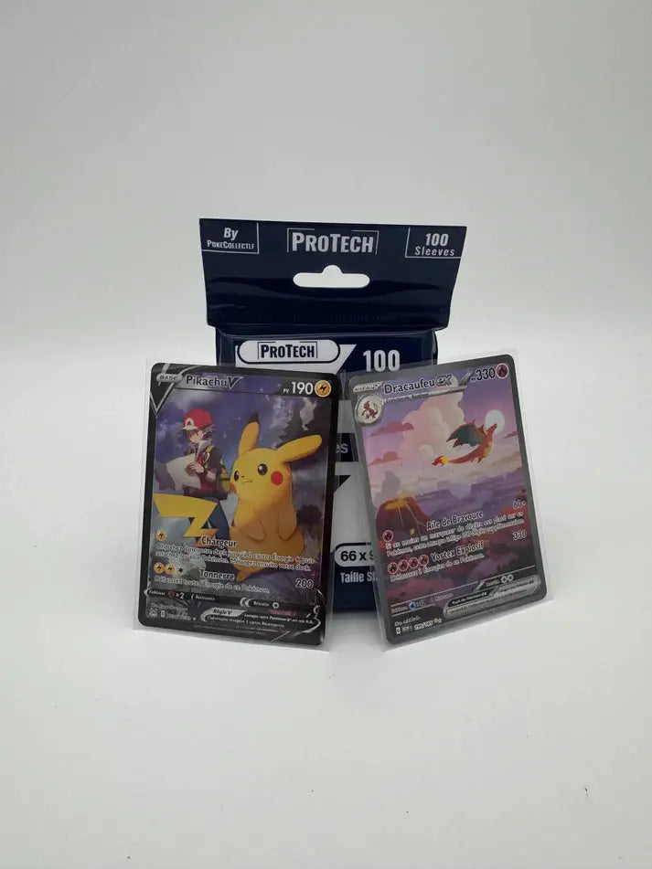 Paquet de 100 Sleeves ProTech POKECOLLECTIF