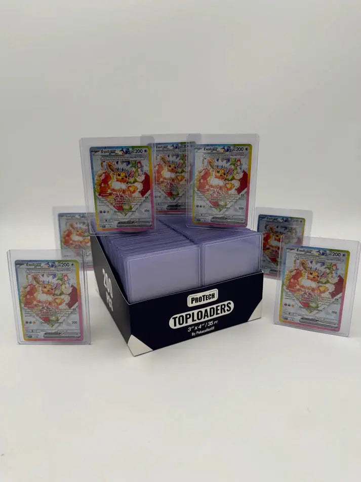 Paquet de 200 Toploaders 3x4" ProTech OSMO CARDS