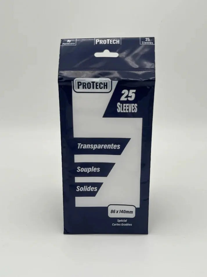 Paquet de 25 Sleeves pour Cartes Gradées ProTech POKECOLLECTIF