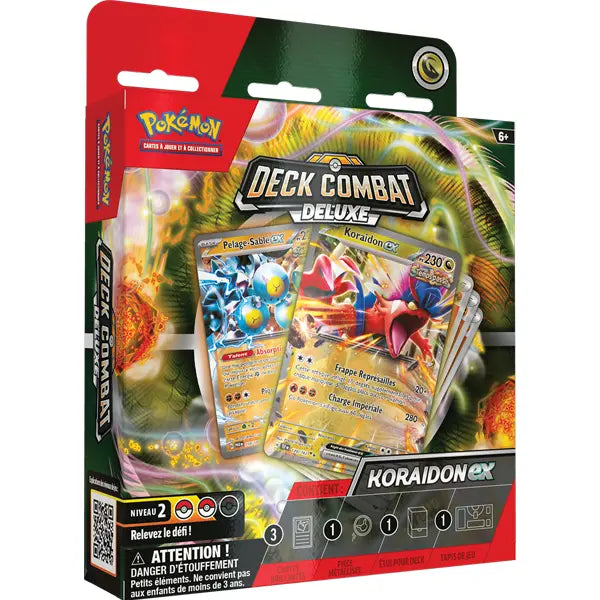 Pokémon - Koraidon ex & Pelage Sablé ex Deluxe Battle deck Q3 2024 OSMO CARDS