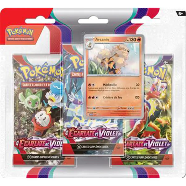 Tripack Aléatoire - Ecarlate et Violet - EV1 OSMO CARDS