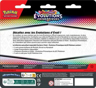 Tripack Aléatoire - Evolutions Prismatiques - EV8.5 OSMO CARDS