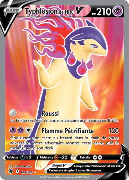 Typhlosion de Hisui-V 169/189 OSMO CARDS