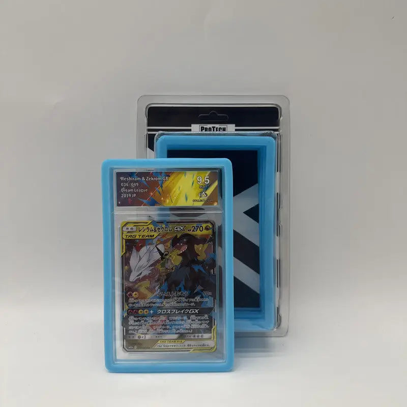 5 Coques de Protection pour Cartes Gradées – Bleu clair- ProTech OSMO CARDS