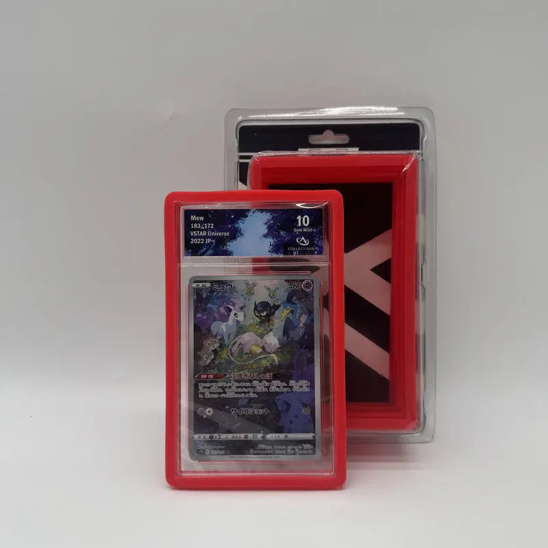 5 Coques de Protection pour Cartes Gradées – Rouge - ProTech OSMO CARDS