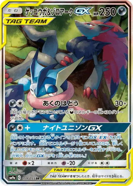 Amphinobi et Zoroark-GX 059/055 OSMO CARDS