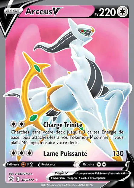 Arceus-V 165/172 OSMO CARDS