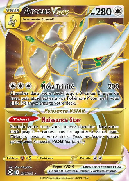 Arceus-VSTAR 184/172 OSMO CARDS