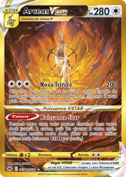 Arceus-VSTAR GG70 OSMO CARDS