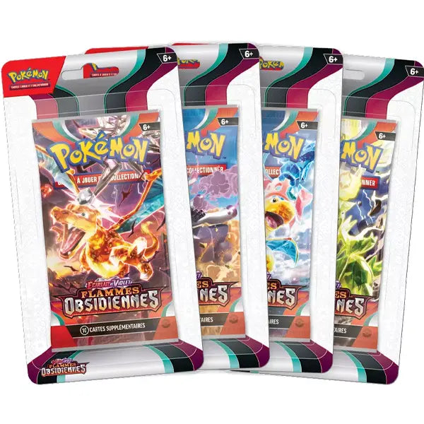 Art Set Blisters Sous Blister - Flammes Obsidiennes - EV3 OSMO CARDS