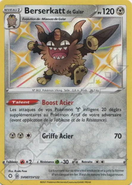 Berserkatt de Galar SV87 OSMO CARDS