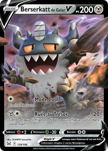 Berserkatt de Galar-V 129/196 OSMO CARDS