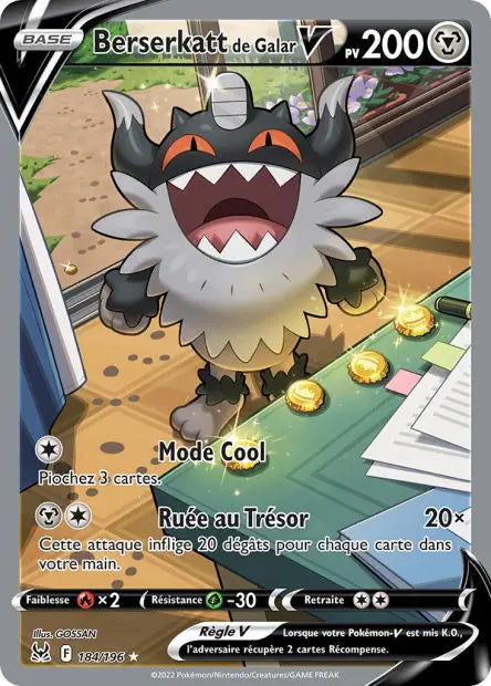 Berserkatt de Galar-V 184/196 OSMO CARDS
