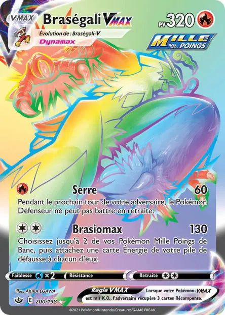 Braségali‑VMAX 200/198 OSMO CARDS