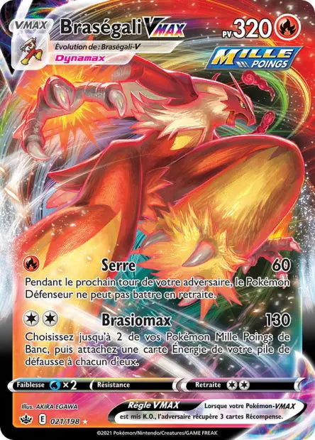 Braségali‑VMAX 21/198 OSMO CARDS