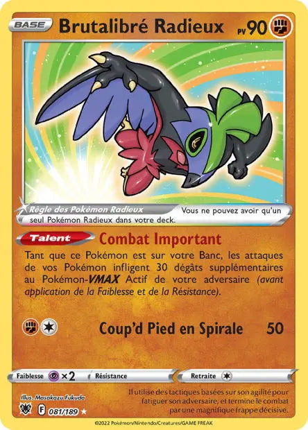 Brutalibré Radieux 81/189 OSMO CARDS