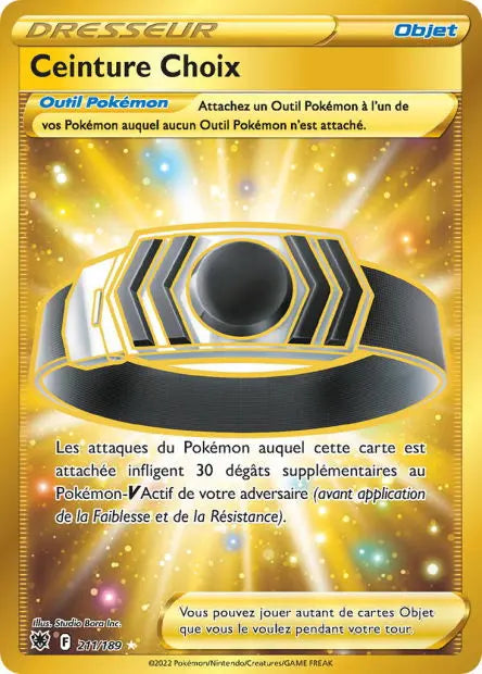 Ceinture Choix 211/189 OSMO CARDS