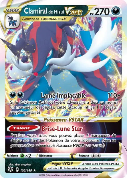 Clamiral de Hisui-VSTAR 102/189 OSMO CARDS