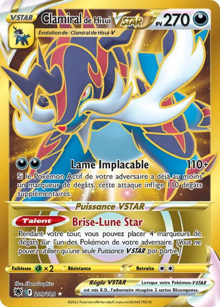 Clamiral de Hisui-VSTAR 209/189 OSMO CARDS
