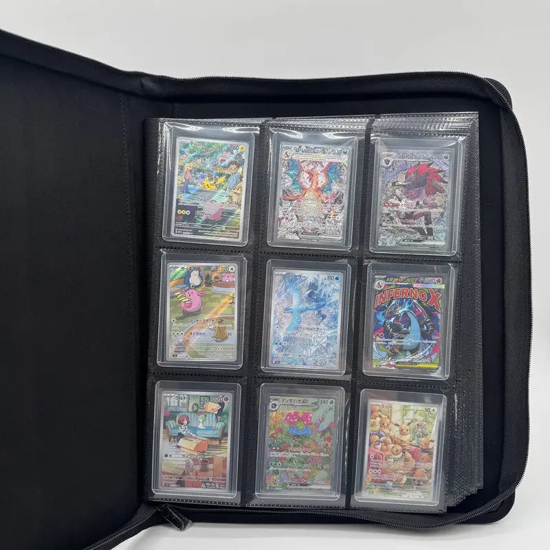Classeur Zip Toploader 252 Cartes – Noir – ProTech OSMO CARDS