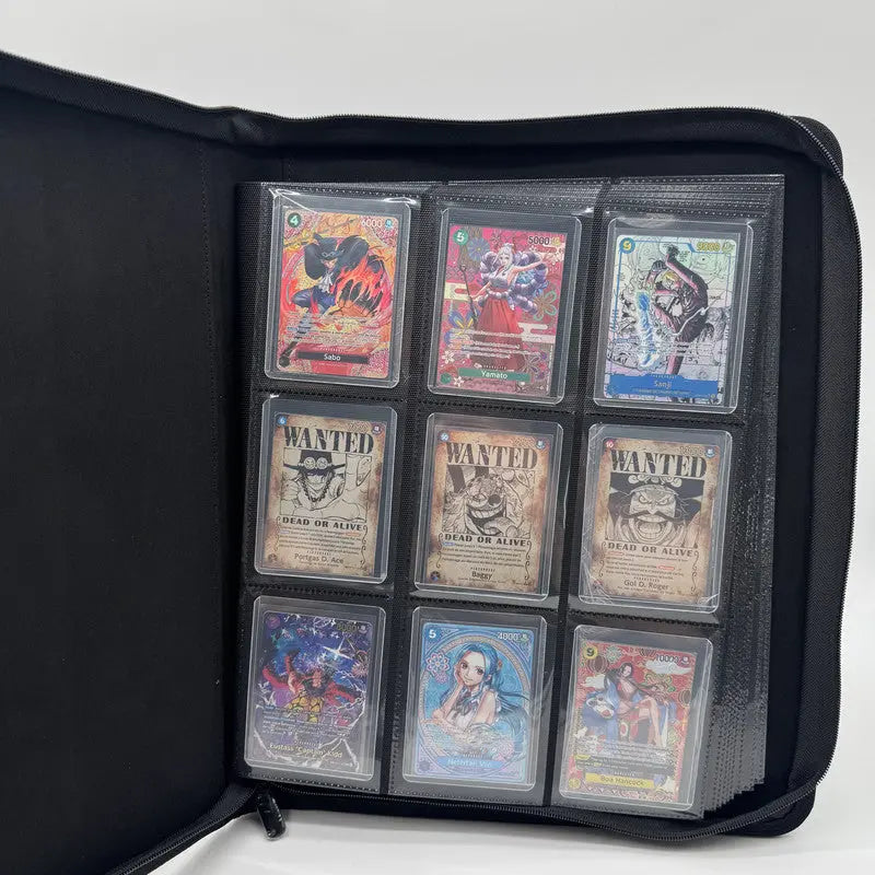 Classeur Zip Toploader 252 Cartes – Noir – ProTech OSMO CARDS