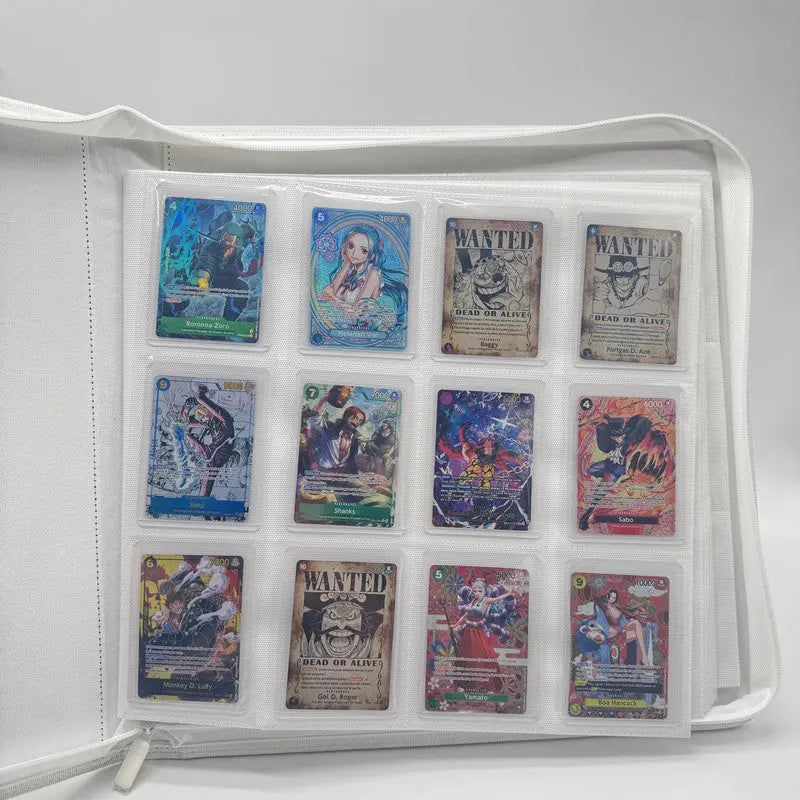 Classeur Zip Toploader 384 Cartes – Blanc – ProTech OSMO CARDS