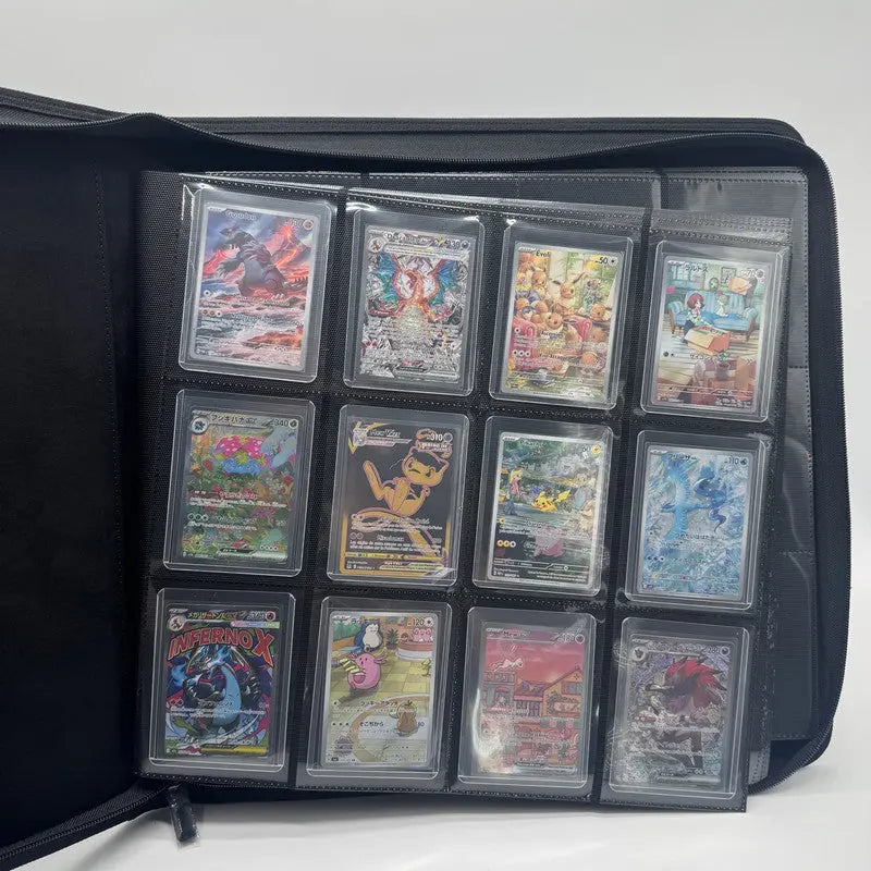 Classeur Zip Toploader 384 Cartes – Noir – ProTech OSMO CARDS