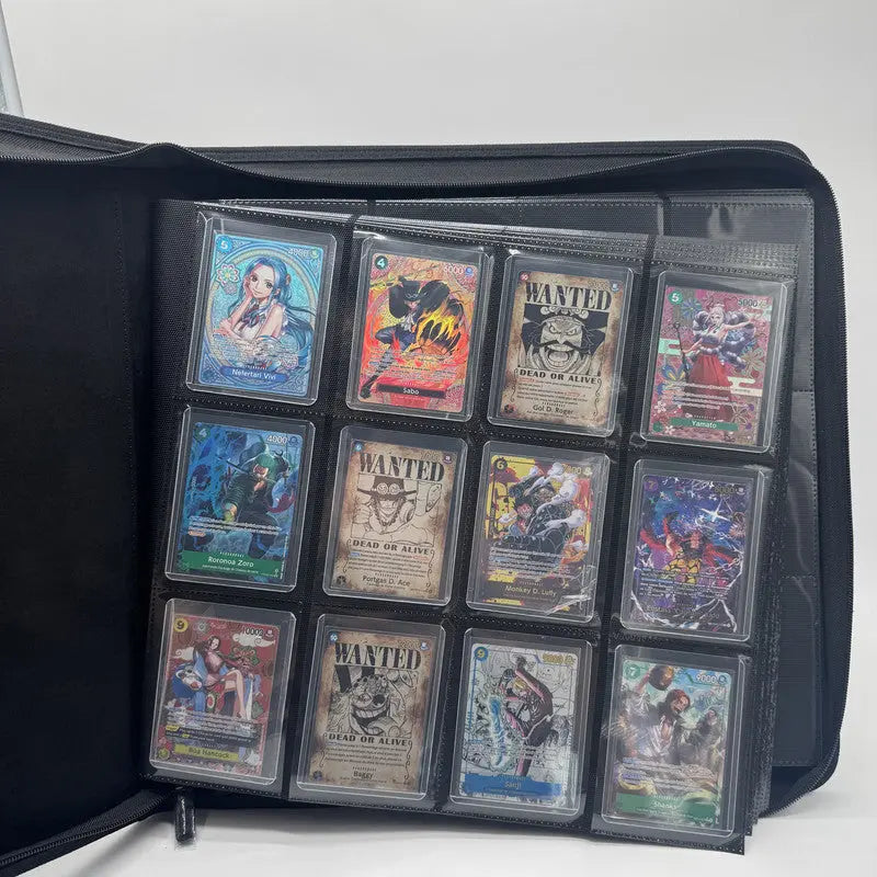 Classeur Zip Toploader 384 Cartes – Noir – ProTech OSMO CARDS
