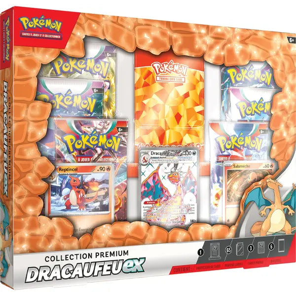Coffret Dracaufeu ex Collection Premium OSMO CARDS