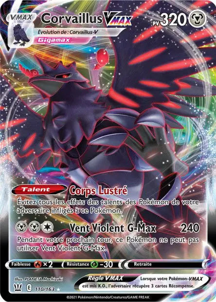 Corvaillus‑VMAX 110/163 OSMO CARDS