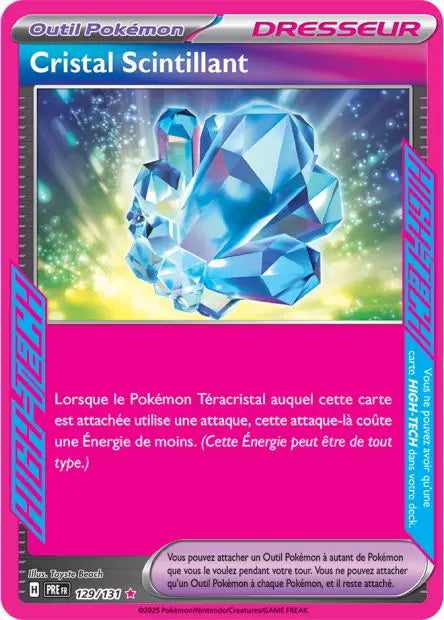 Cristal Scintillant 129/131 OSMO CARDS