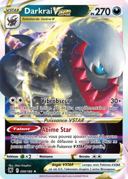 Darkrai-VSTAR 99/189 OSMO CARDS