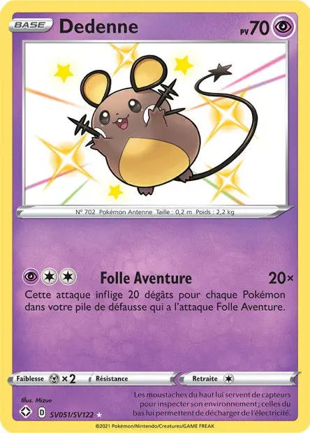 Dedenne SV51 OSMO CARDS