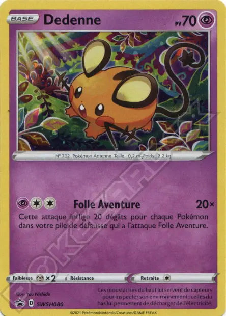 Dedenne SWSH080 OSMO CARDS