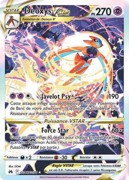 Deoxys-VSTAR GG46 OSMO CARDS