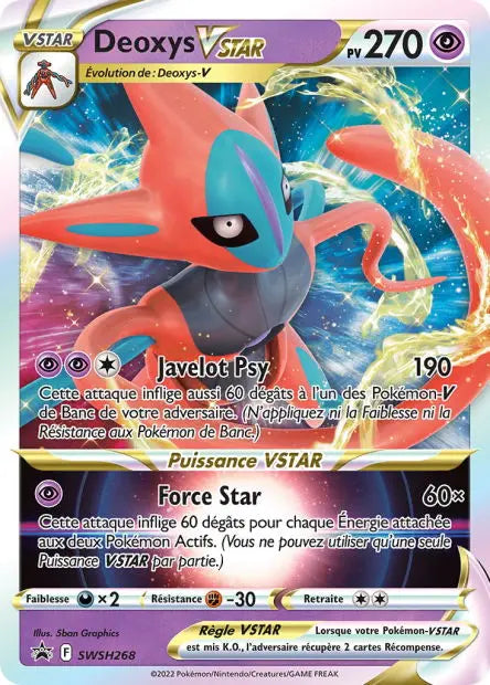 Deoxys-VSTAR SWSH268 OSMO CARDS