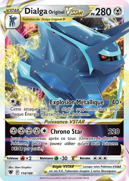 Dialga Originel-VSTAR 114/189 OSMO CARDS