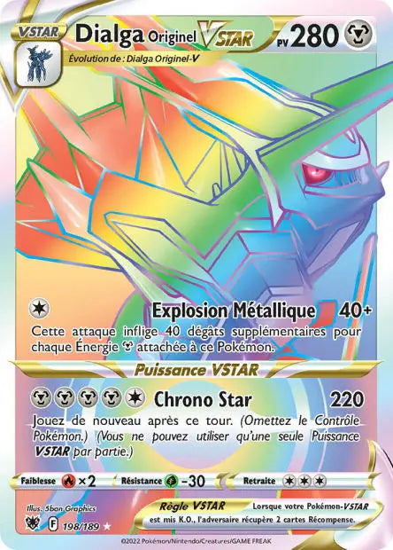 Dialga Originel-VSTAR 198/189 OSMO CARDS