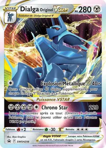 Dialga Originel-VSTAR SWSH256 OSMO CARDS