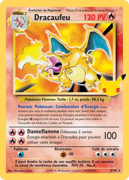 Dracaufeu 4/102 OSMO CARDS