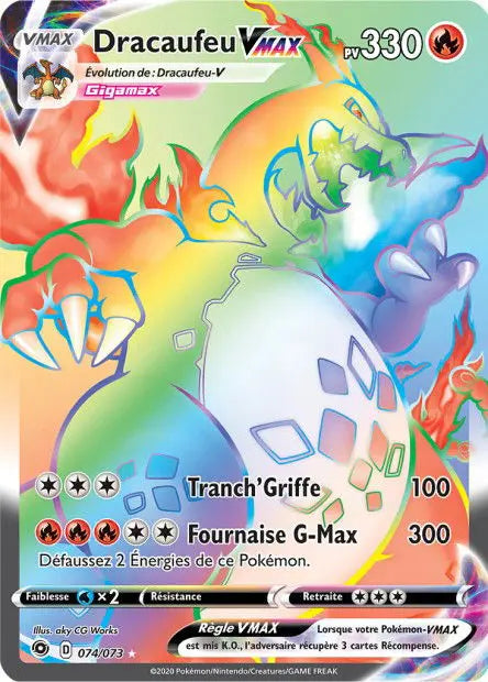 Dracaufeu-VMAX 74/73 OSMO CARDS